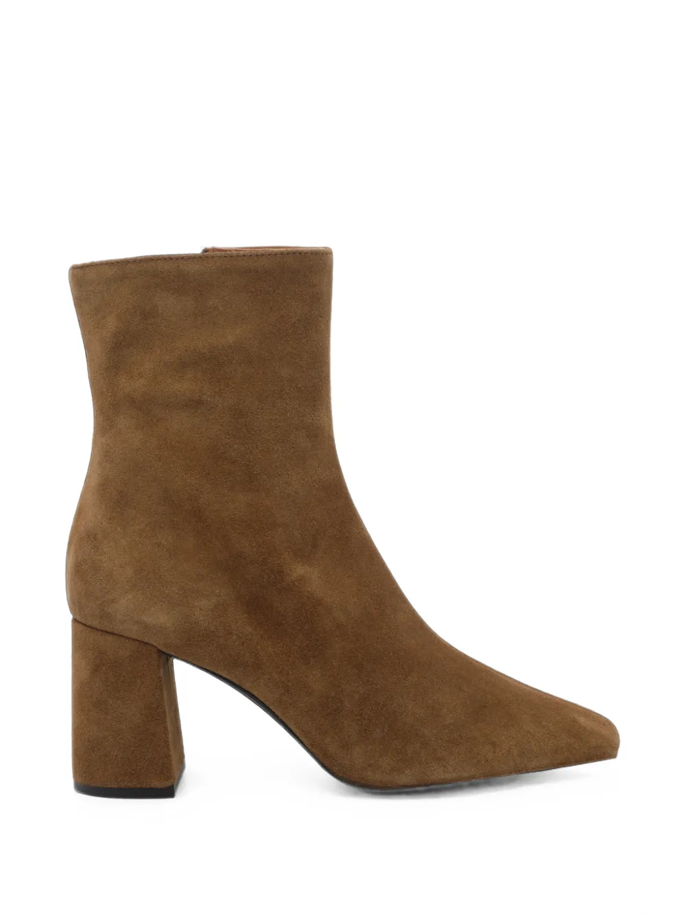 ANGEL ALARCON square-toe suede ankle boots - Marron ANGEL ALARCON square-toe suede ankle boots - Marron