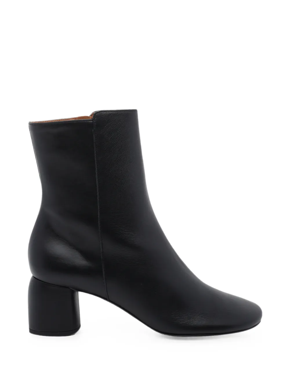 ANGEL ALARCON round-toe leather boots - Noir ANGEL ALARCON round-toe leather boots - Noir