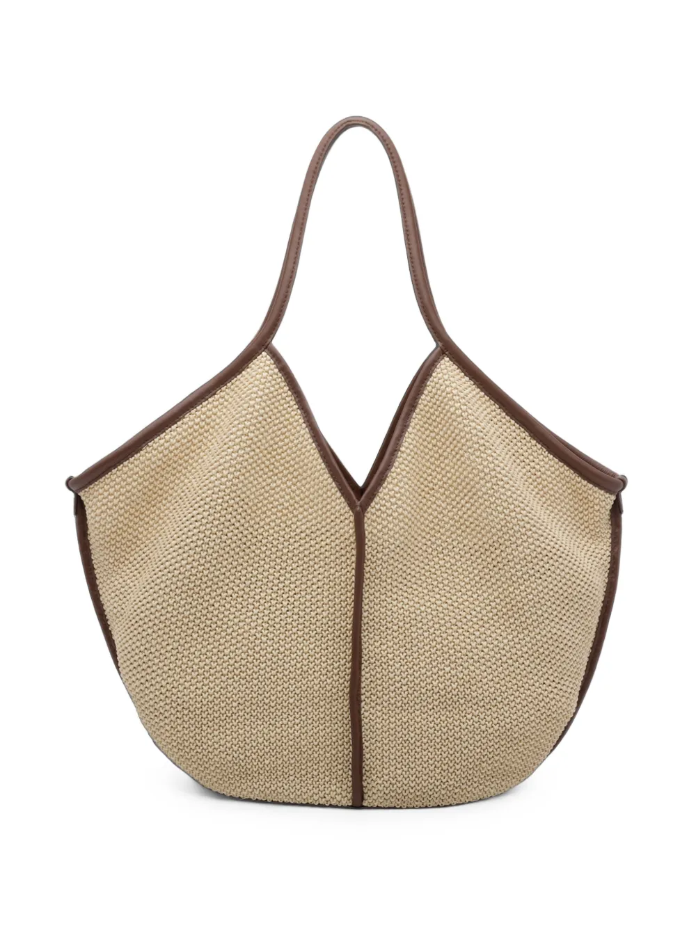 Hereu Calella Leather-trim Shoulder Bag In Brown