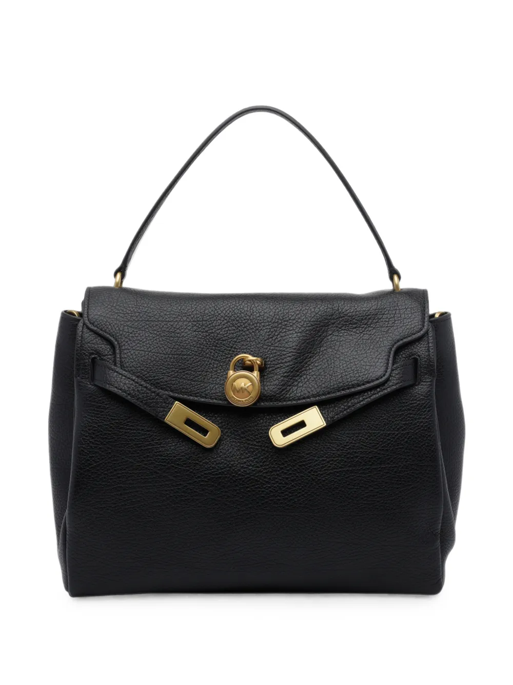 Michael Michael Kors Hamilton large textured leather slouchy satchel - Nero