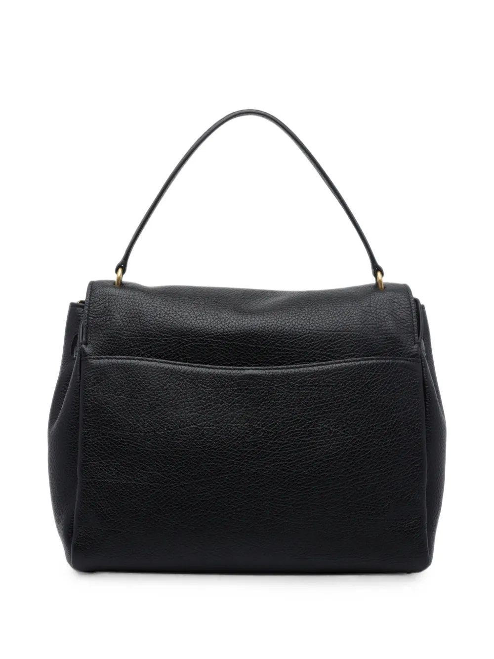 Michael Kors Hamilton large textured leather slouchy satchel Zwart