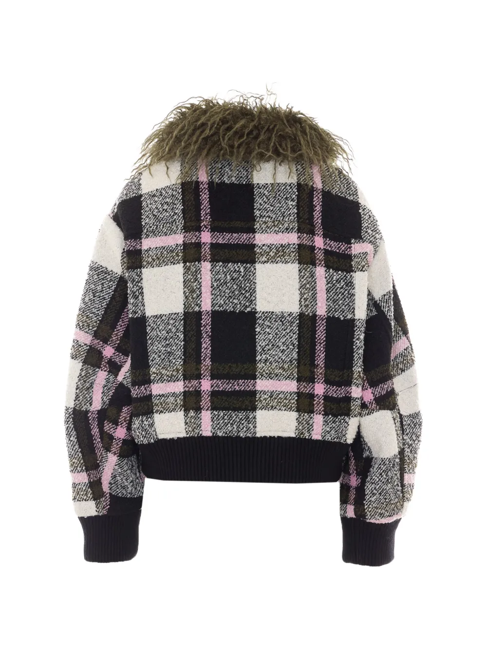 Essentiel Antwerp faux-fur coat Groen