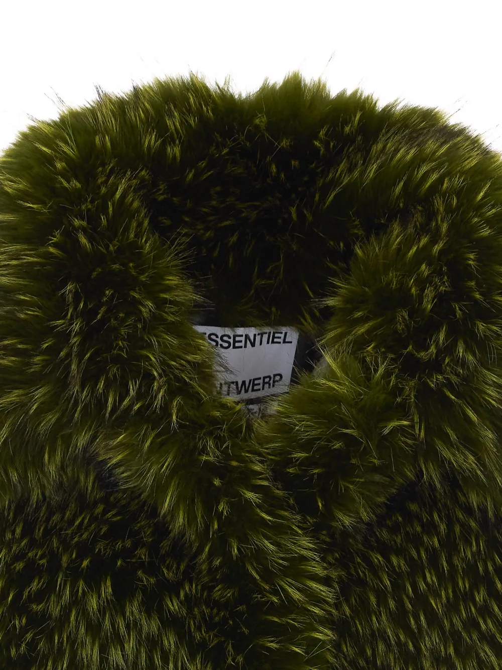 Essentiel Antwerp faux-fur coat Groen