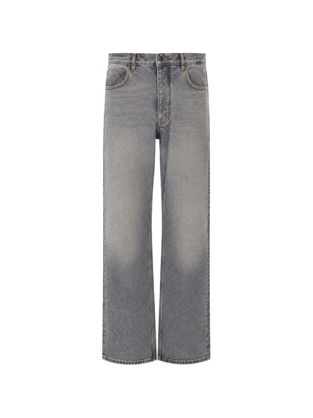 Off-white Arrows Diag-stripe Jeans In Blue