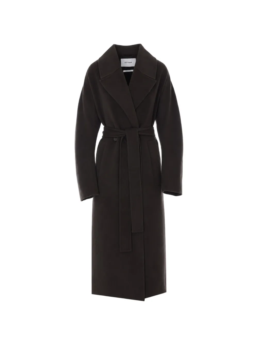 Ivy & Oak Cybele Belted Coat In Brown