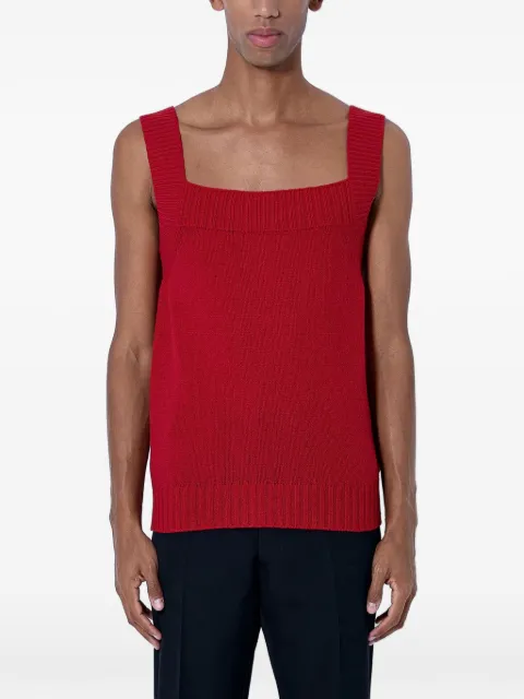 Prada Shetland wool tank top