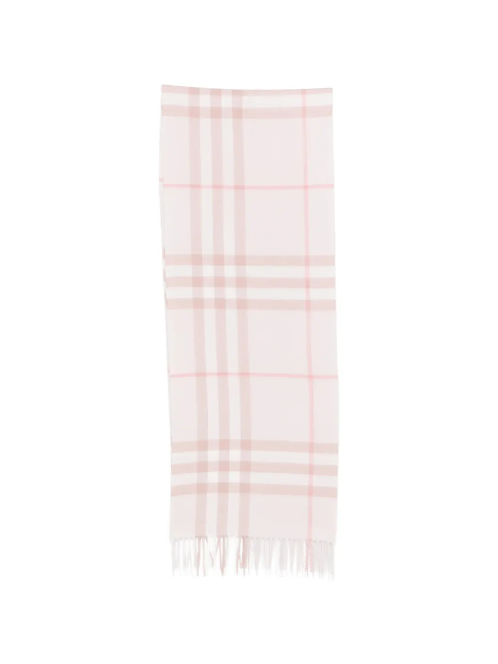 Burberry Geruite sjaal Wit