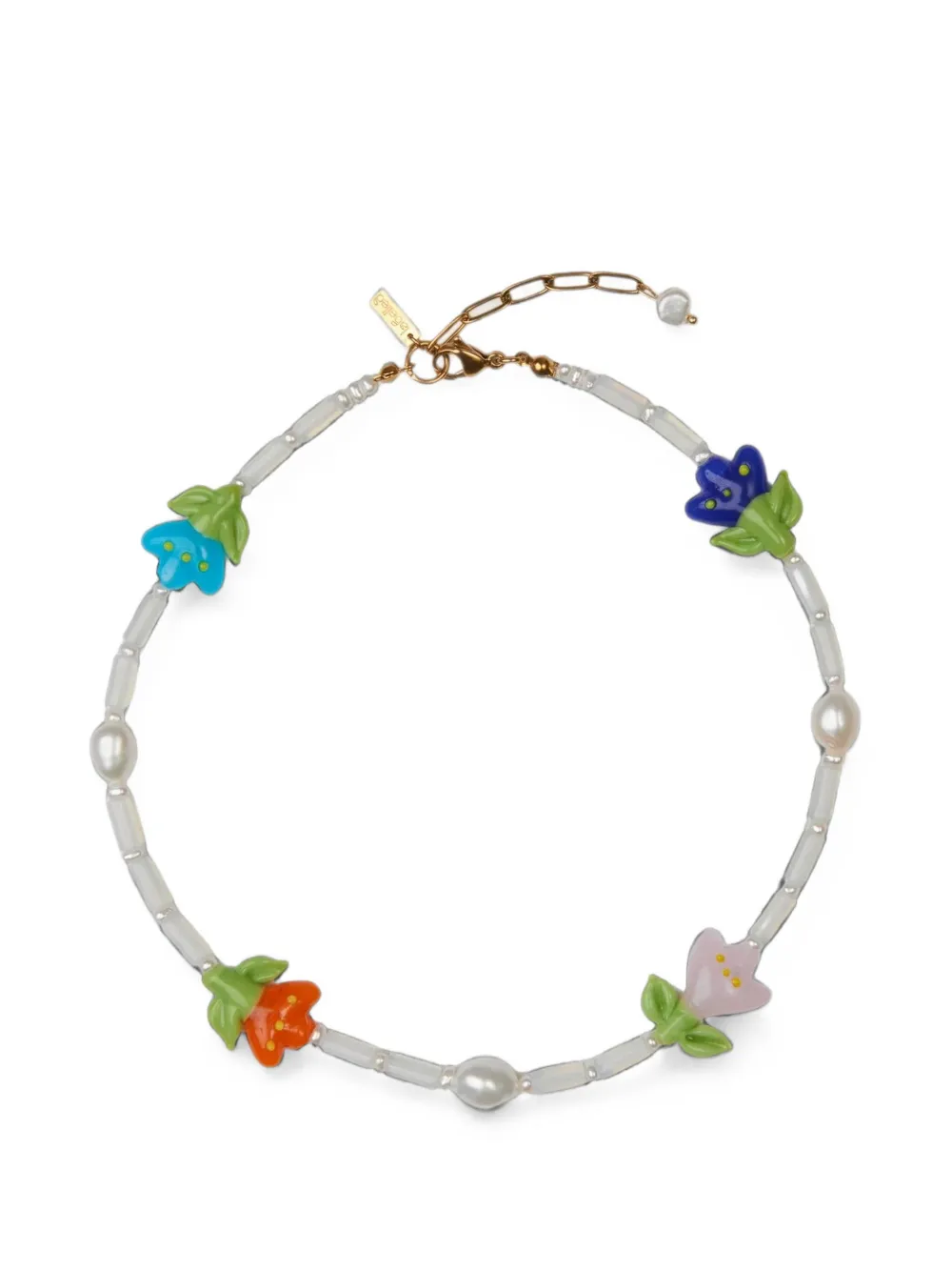 Labelled Jewellery Opal Bloom necklace