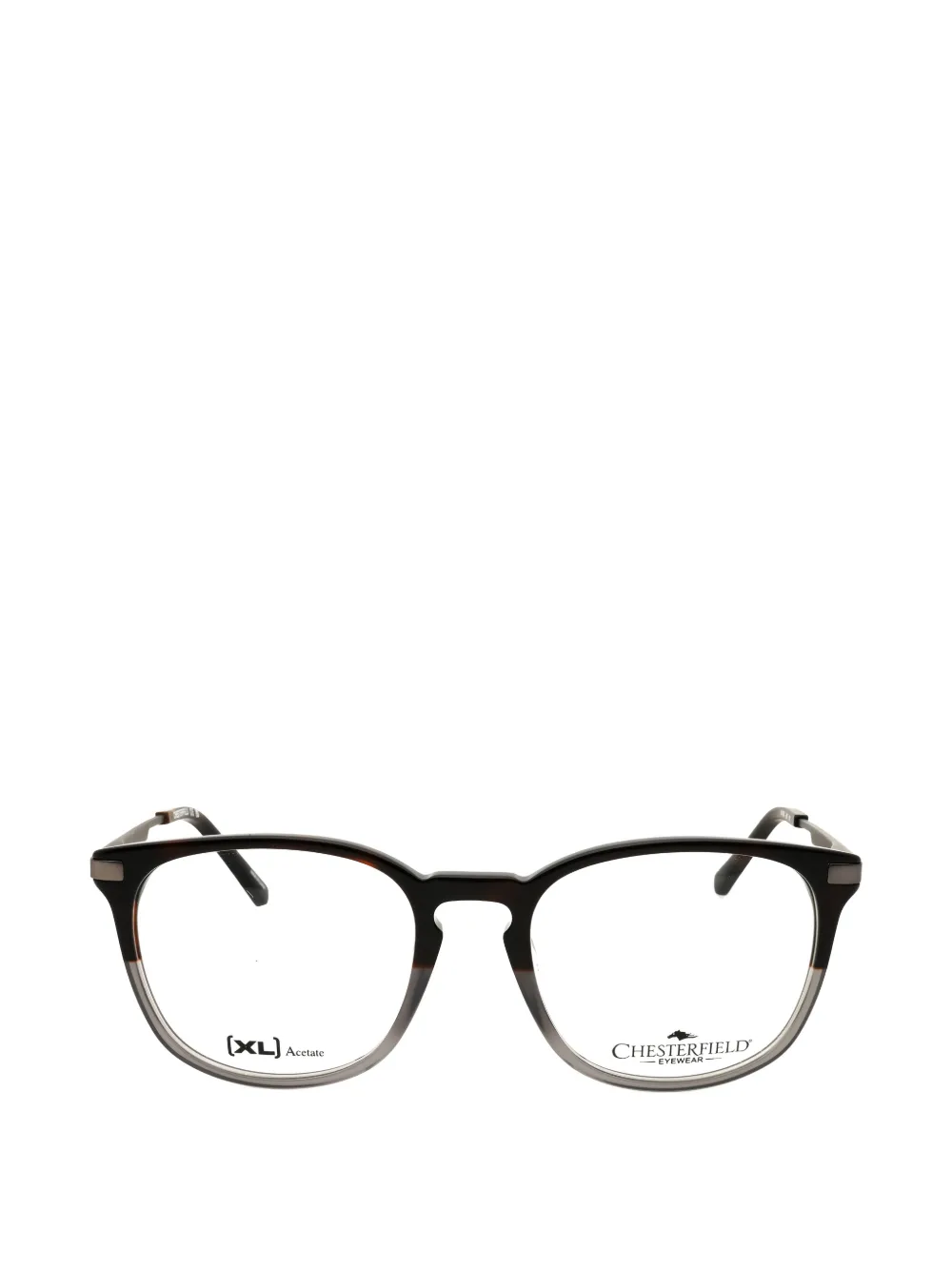 Chesterfield Round-frame Glasses In Gray