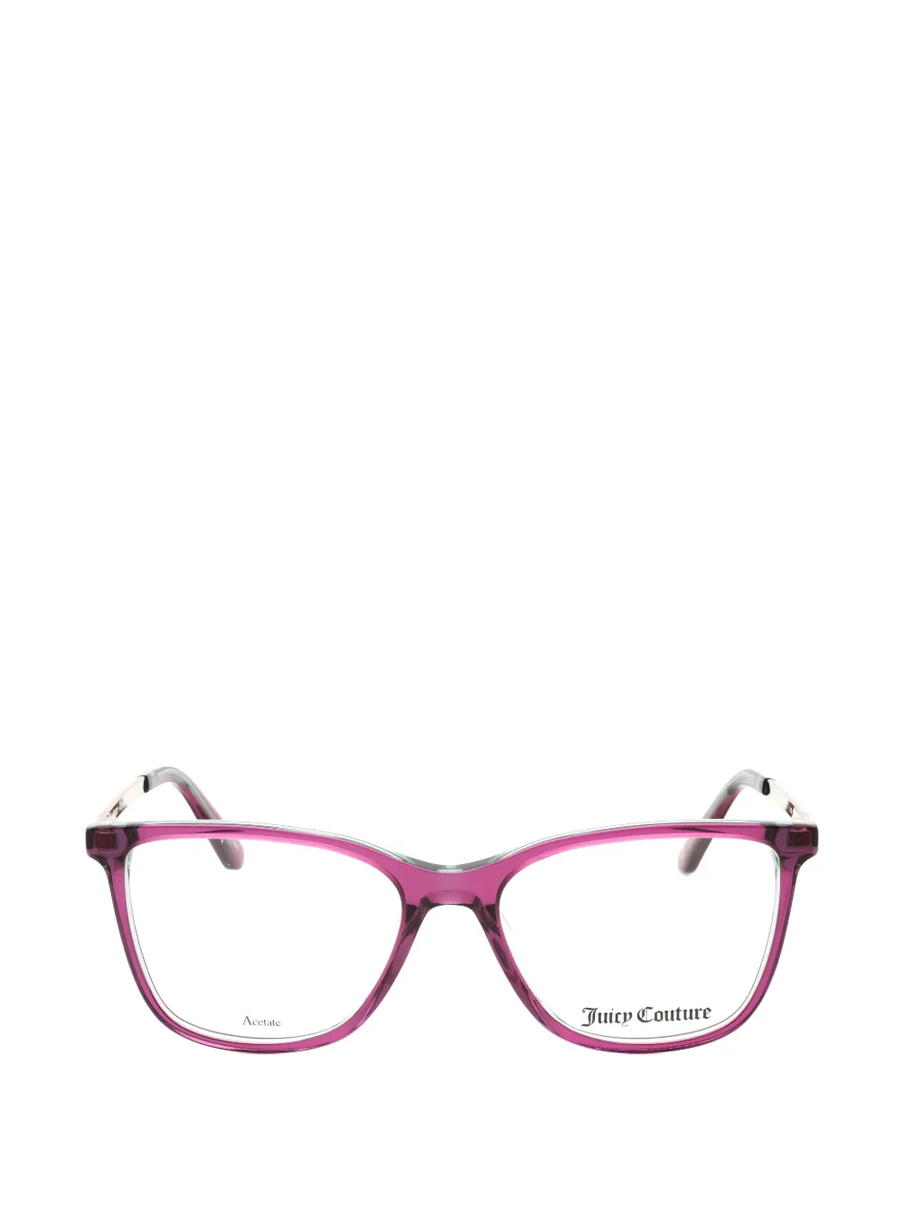 Juicy Couture Rectangle-frame Glasses In Purple