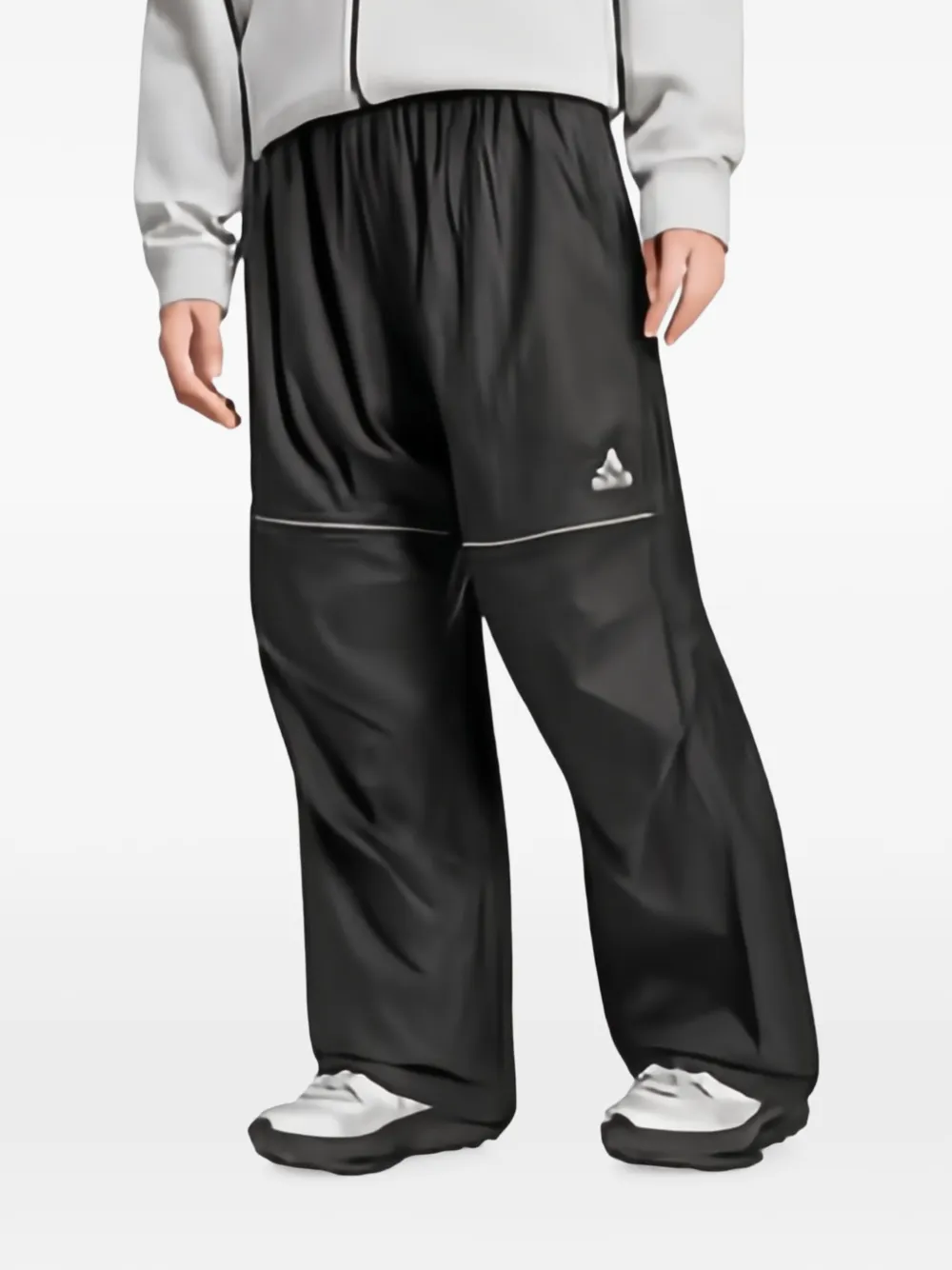adidas logo-detail trousers Zwart
