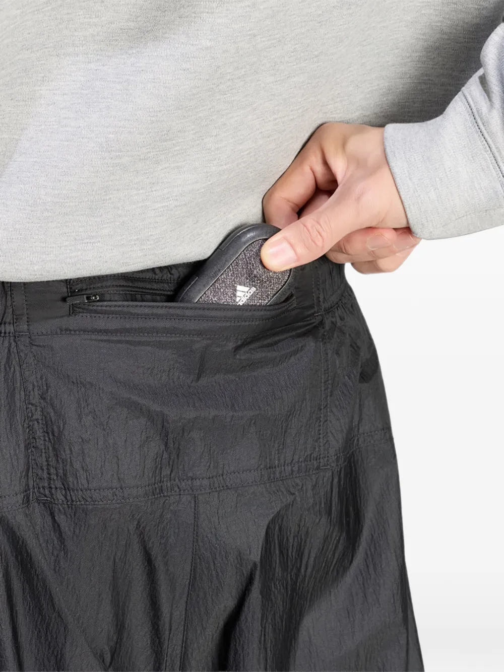 adidas logo-detail trousers Zwart