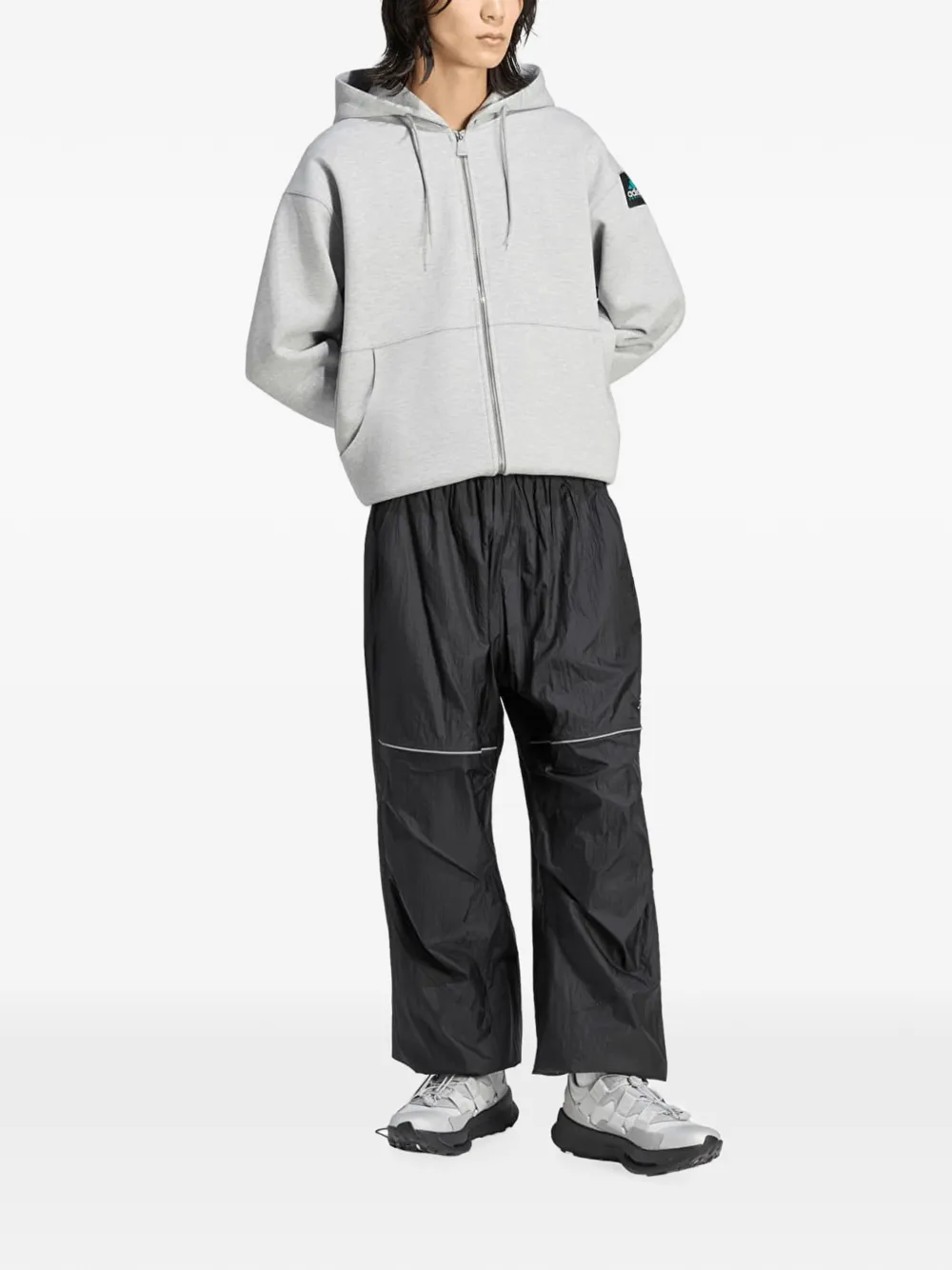 adidas logo-detail trousers Zwart
