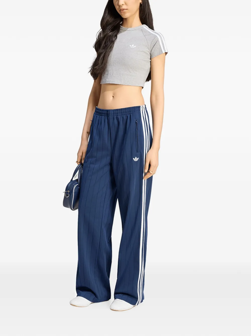 adidas Firebird trainingsbroek met krijtstreep Blauw