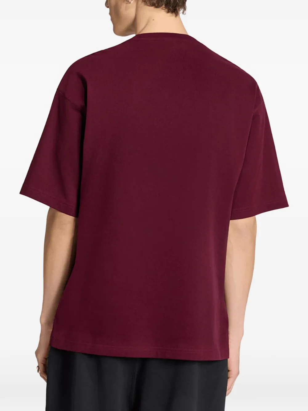 adidas Equipment logo-print T-shirt Rood