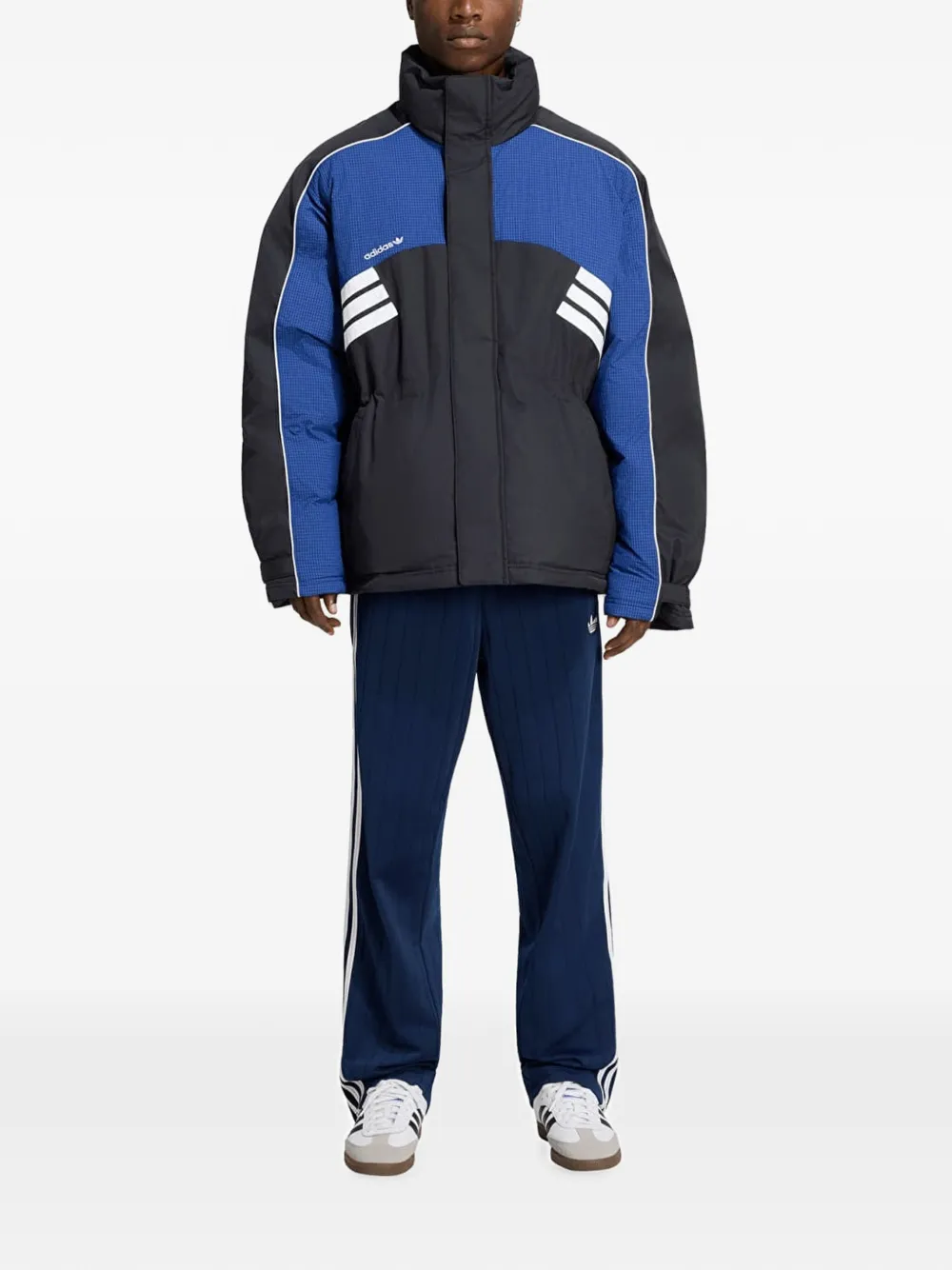 adidas Cutline oversized jacket Zwart