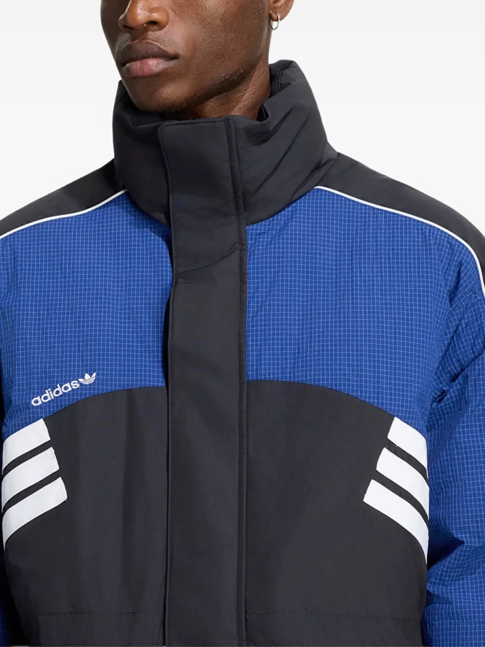 adidas Cutline oversized jacket Zwart