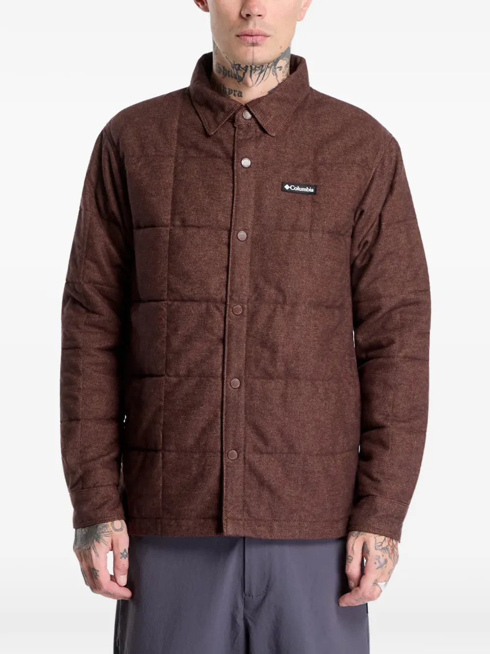 Columbia Landroamer II quilted shirt jacket - Braun
