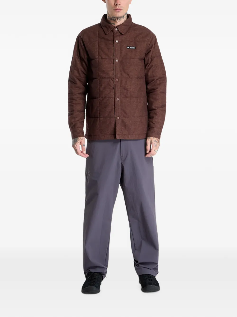 Columbia Landroamer II gewatteerd shirtjack Bruin