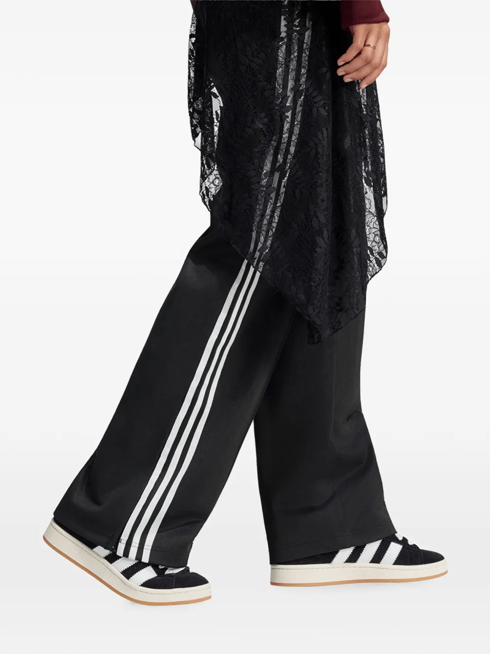 adidas Firebird lace-skirt track pants Zwart