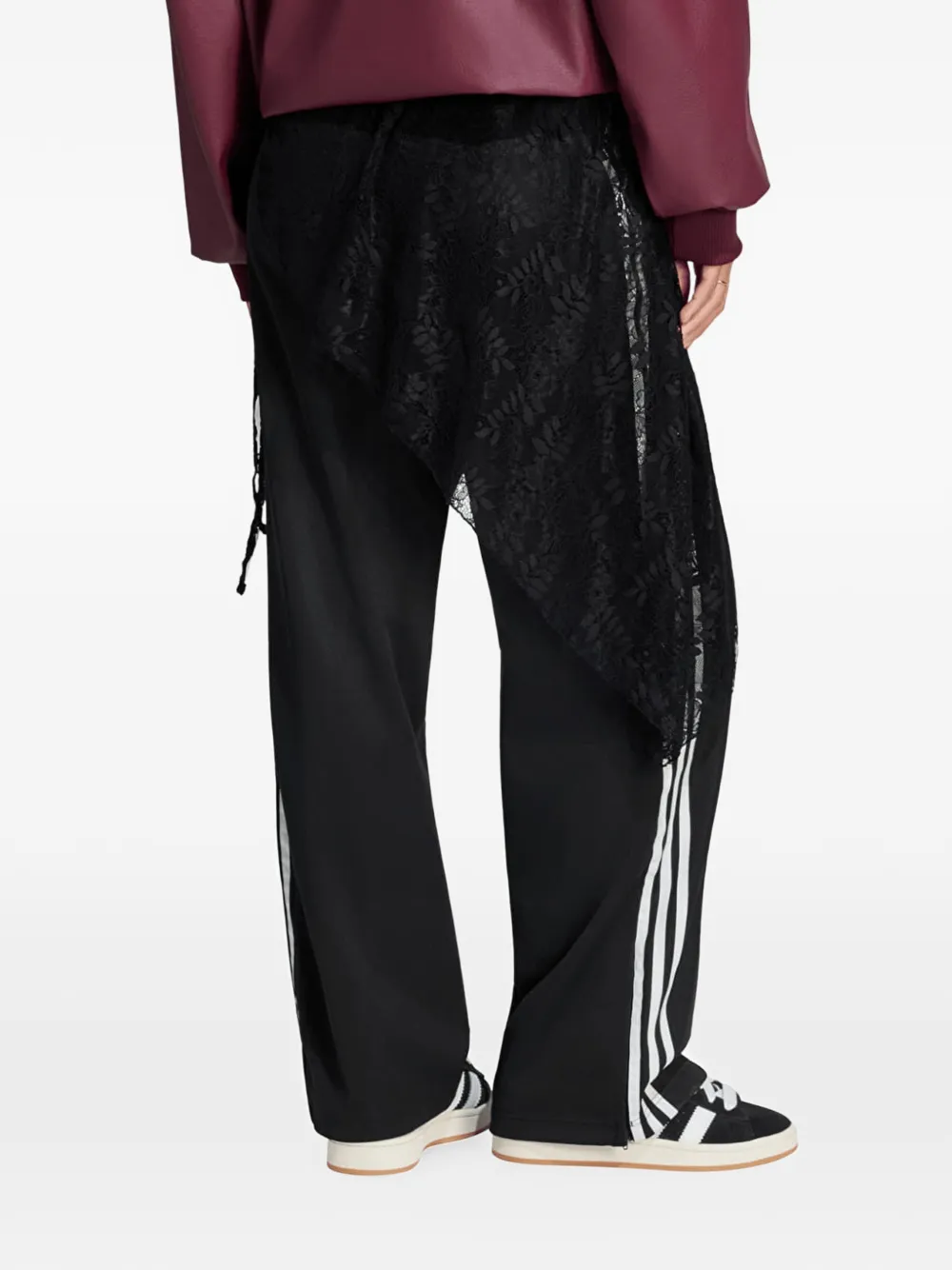 adidas Firebird lace-skirt track pants Zwart