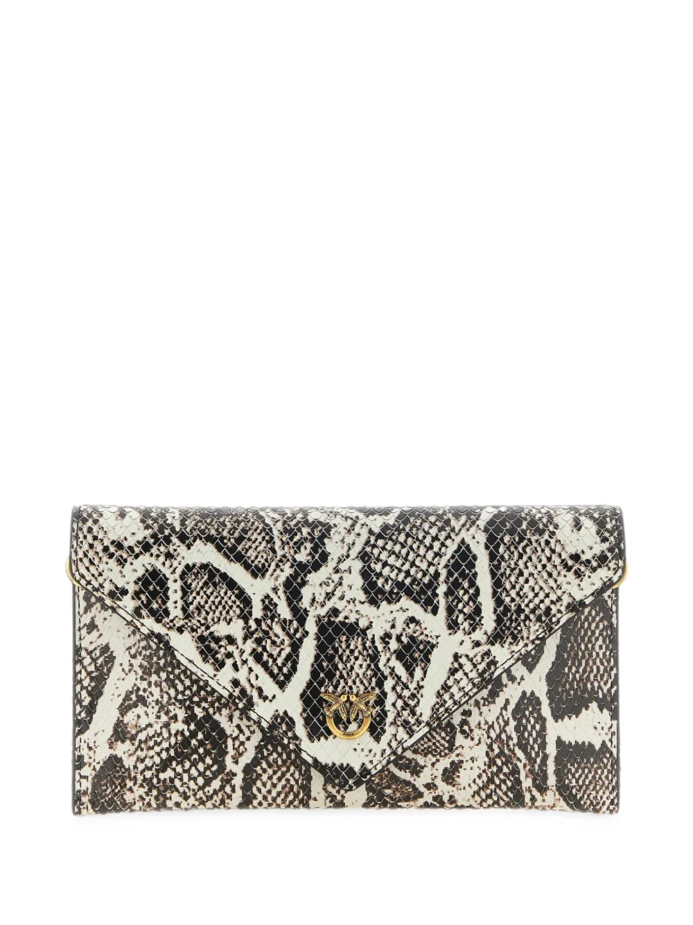 PINKO Love Birds mini clutch - Toni neutri