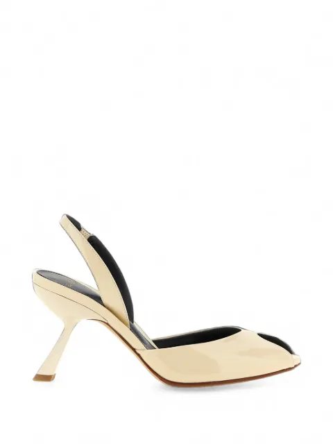 Alexandre Birman Miranda patent leather slingback pumps
