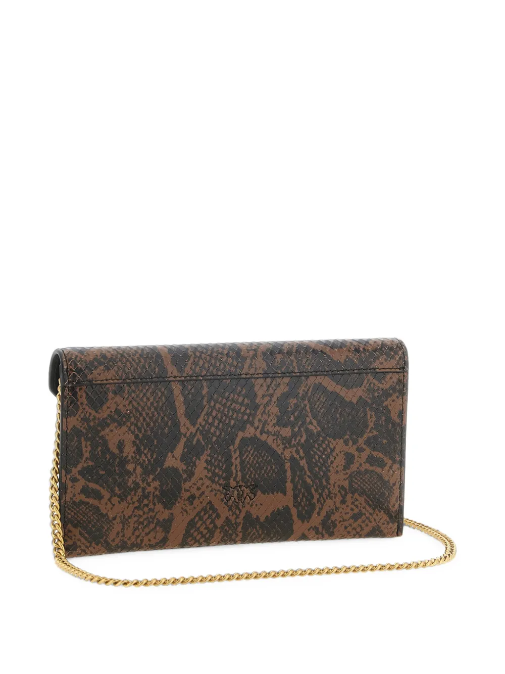PINKO Love Birds mini-clutch Bruin