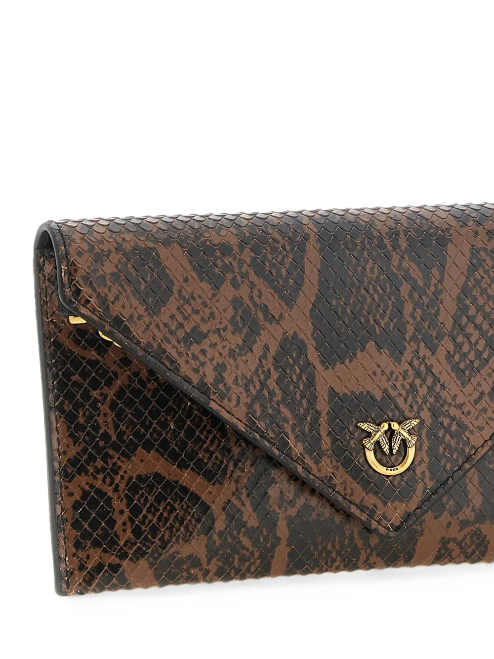 PINKO Love Birds mini-clutch Bruin