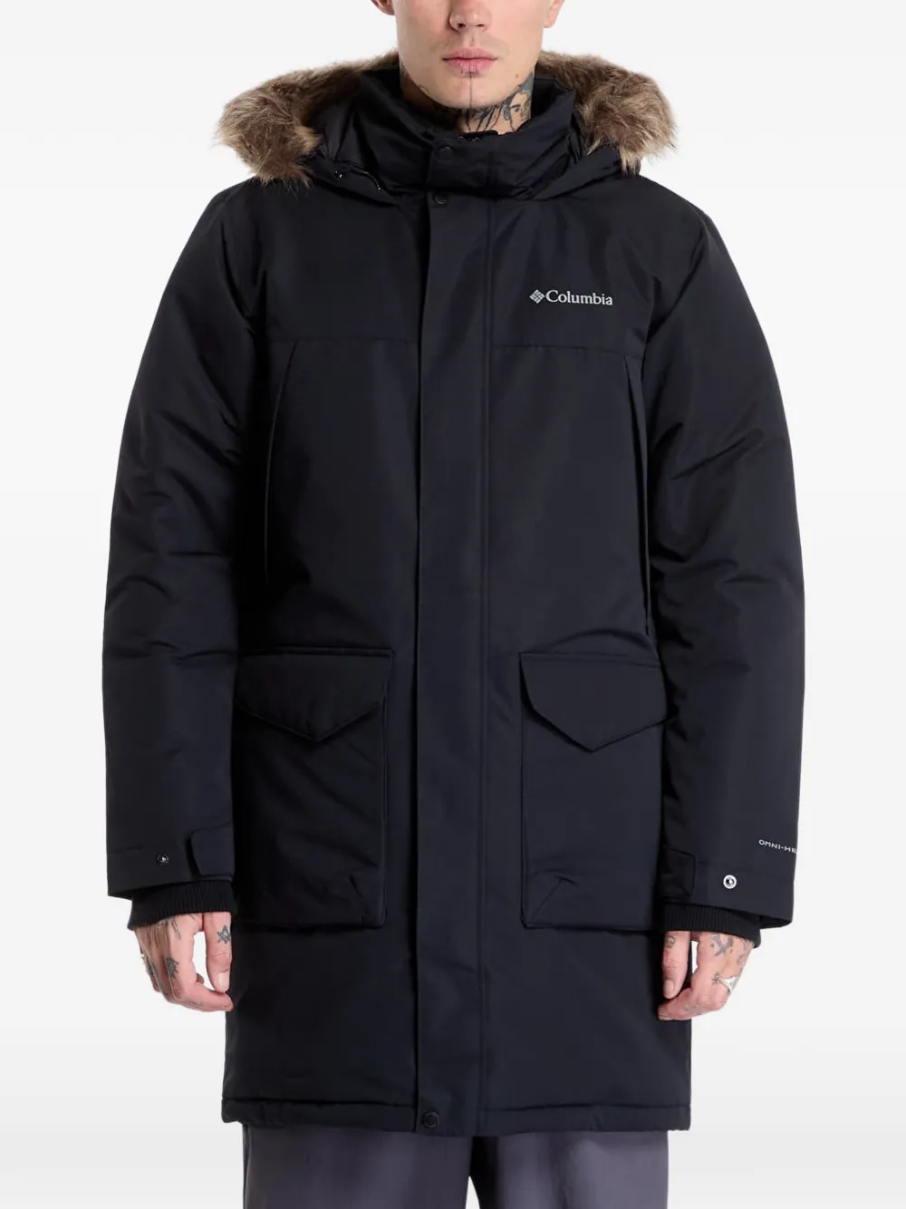 Columbia Jas met logoprint Zwart