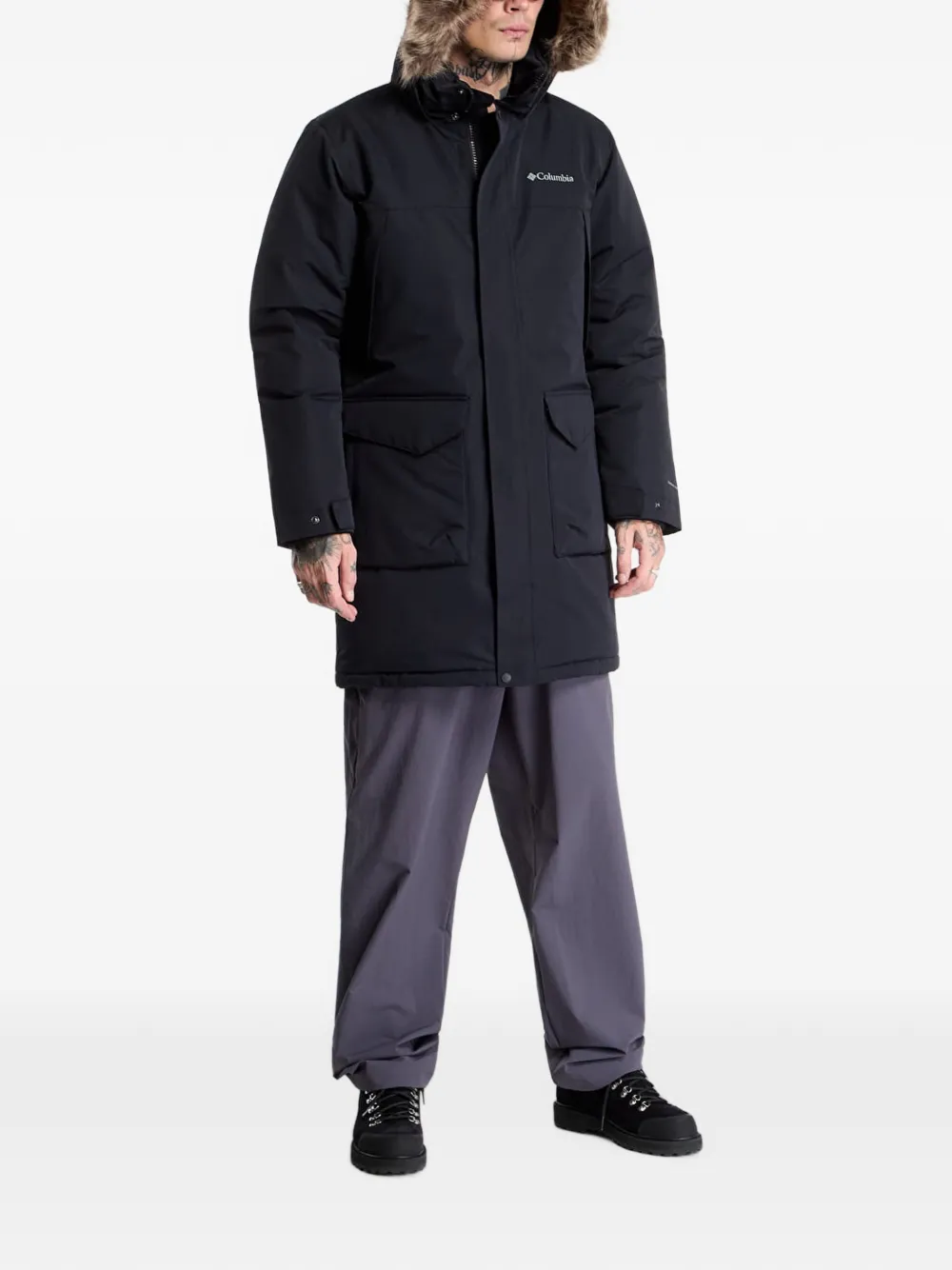 Columbia Jas met logoprint Zwart