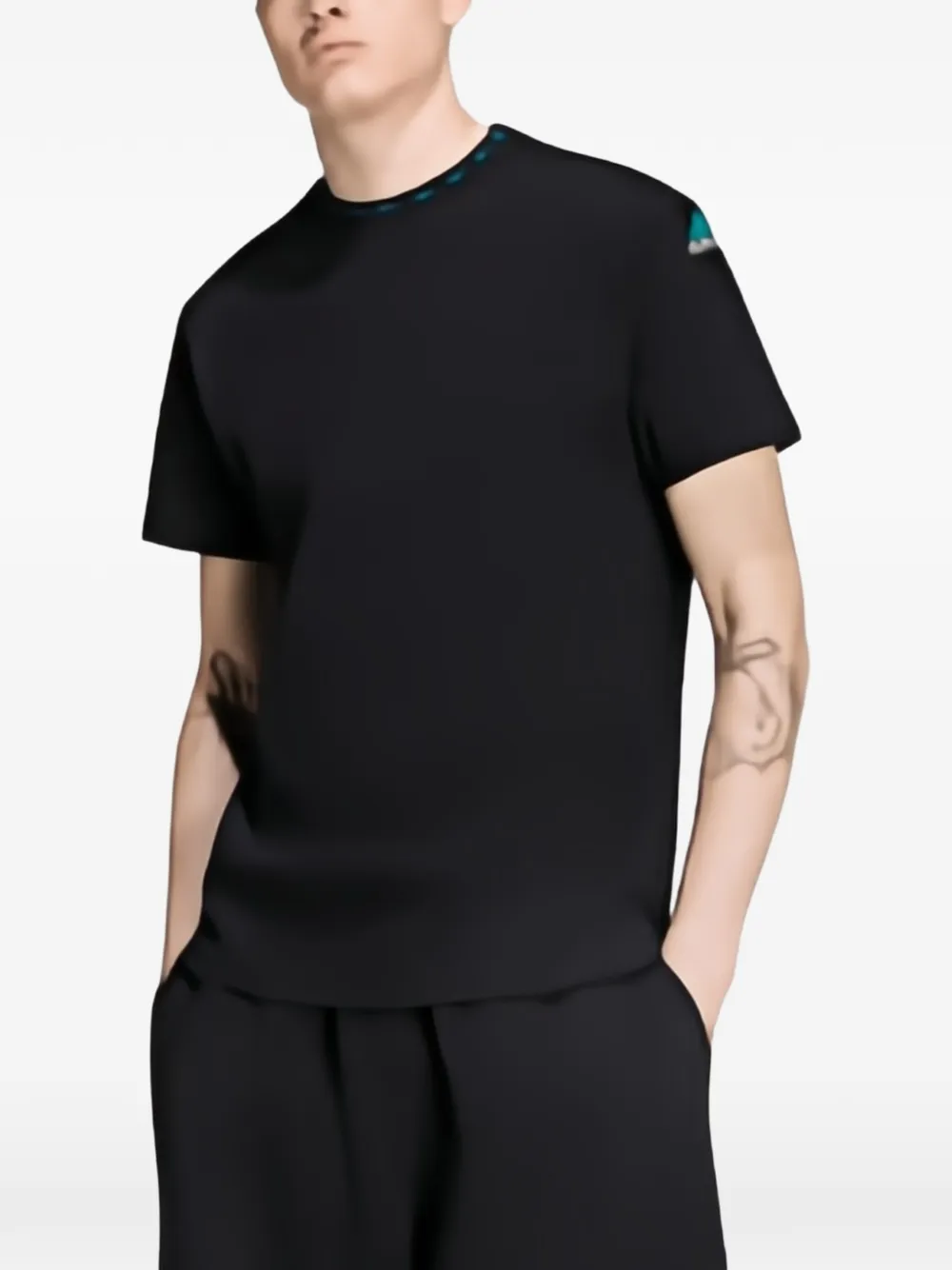 adidas Equipment logo-patch T-shirt Zwart