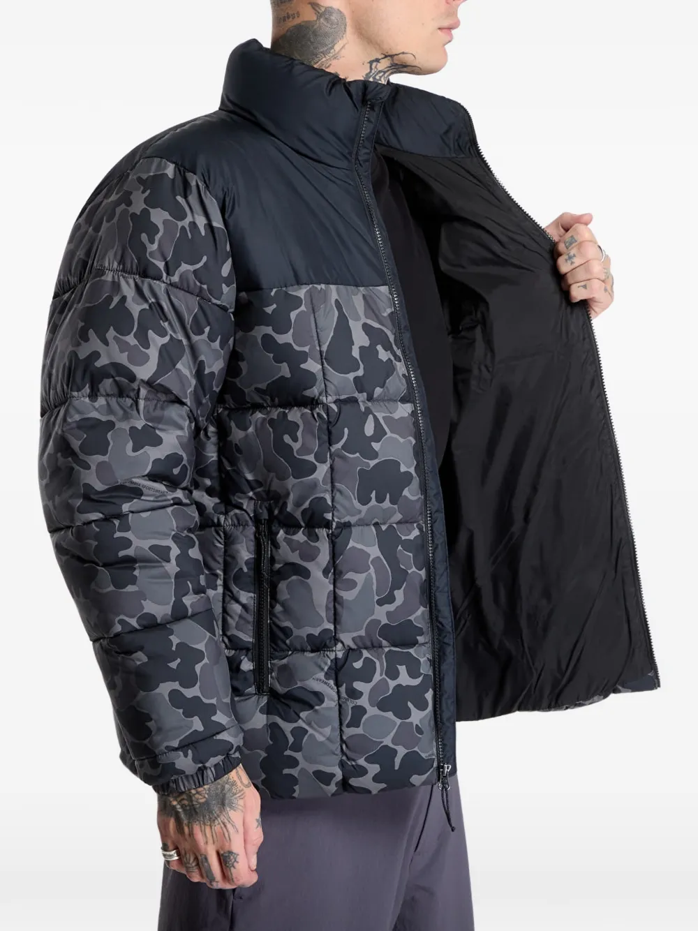 Columbia Puffect IV jack met print Grijs