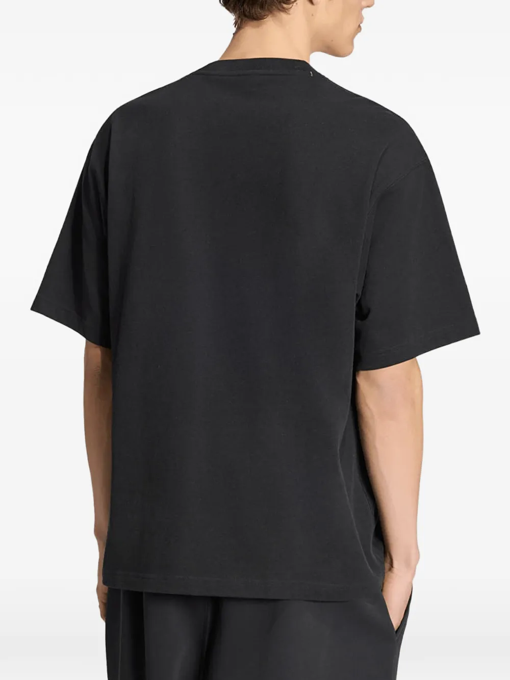 adidas Equipment logo-print T-shirt Zwart