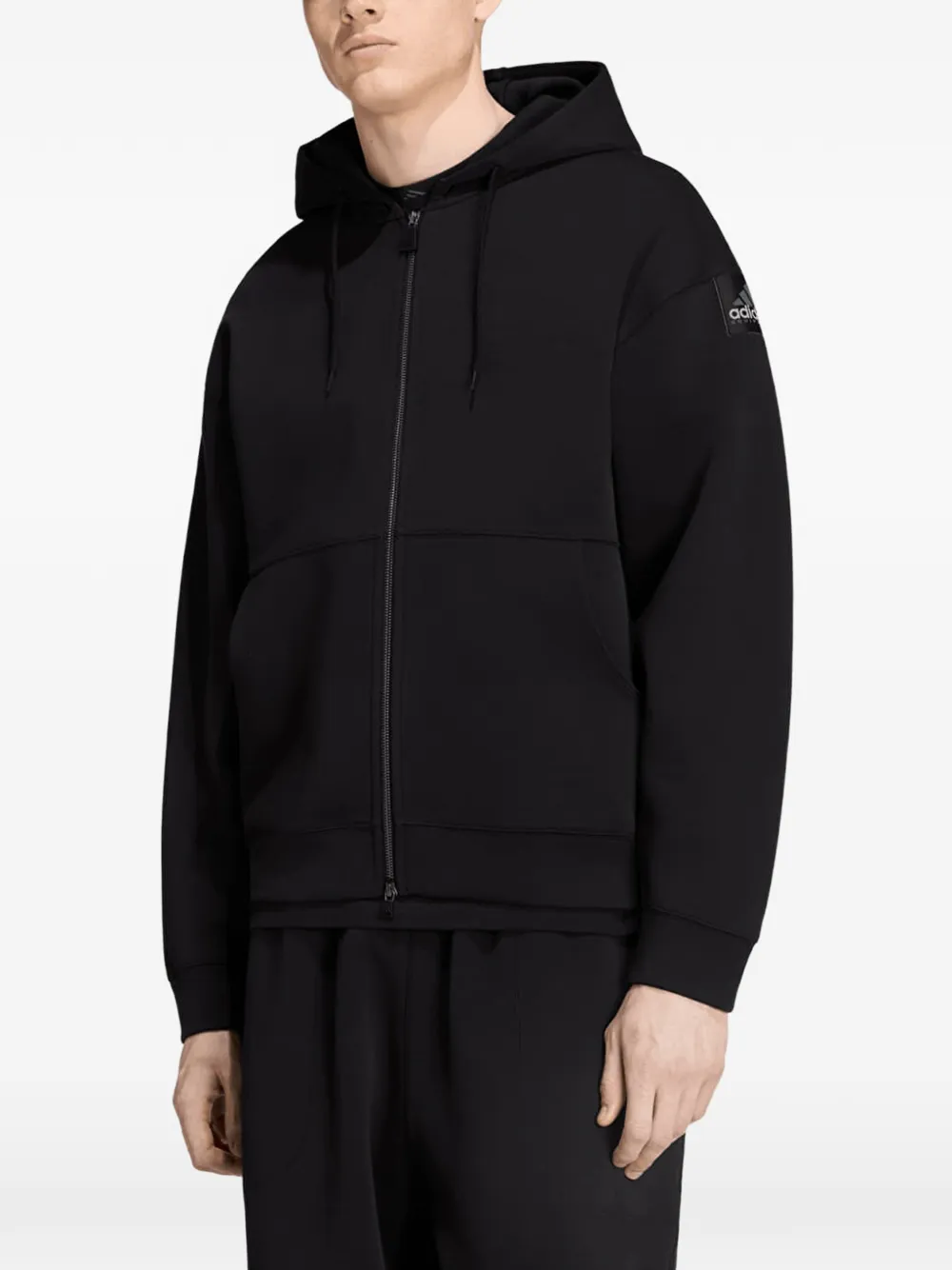adidas Spacer zip-up hoodie Zwart