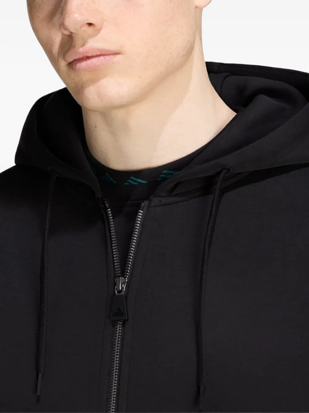 adidas Spacer zip-up hoodie Zwart