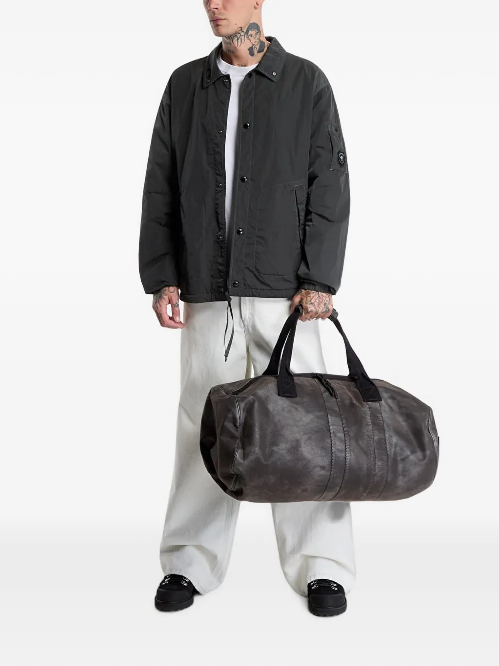 C.P. Company Chrome-R Coach Lens zwaar jack Grijs