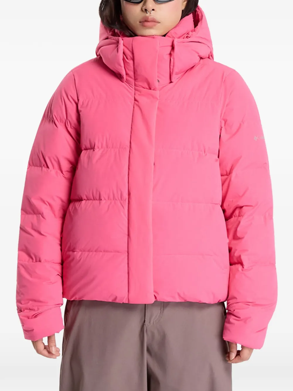 Columbia Amaze Puff hooded jacket Roze