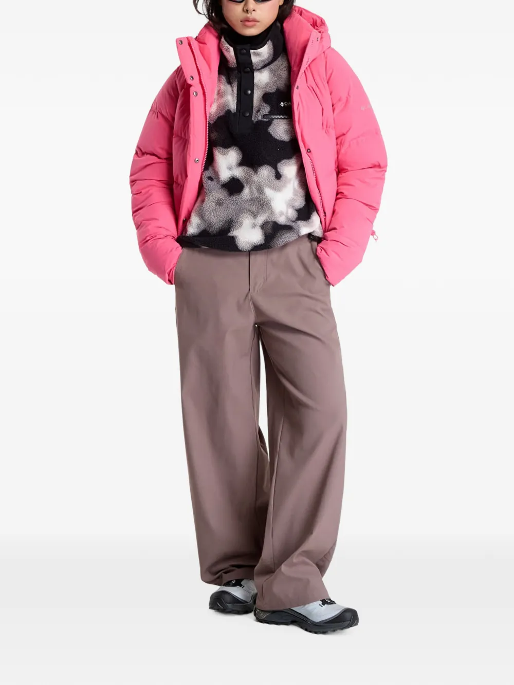 Columbia Amaze Puff hooded jacket Roze