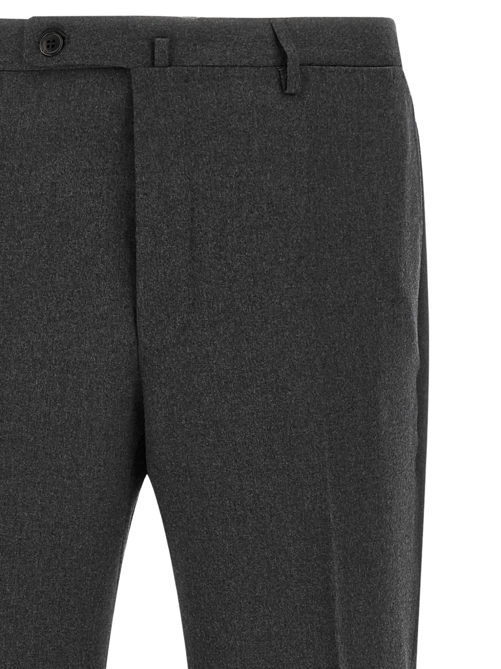 Incotex Straight plooibroek Grijs