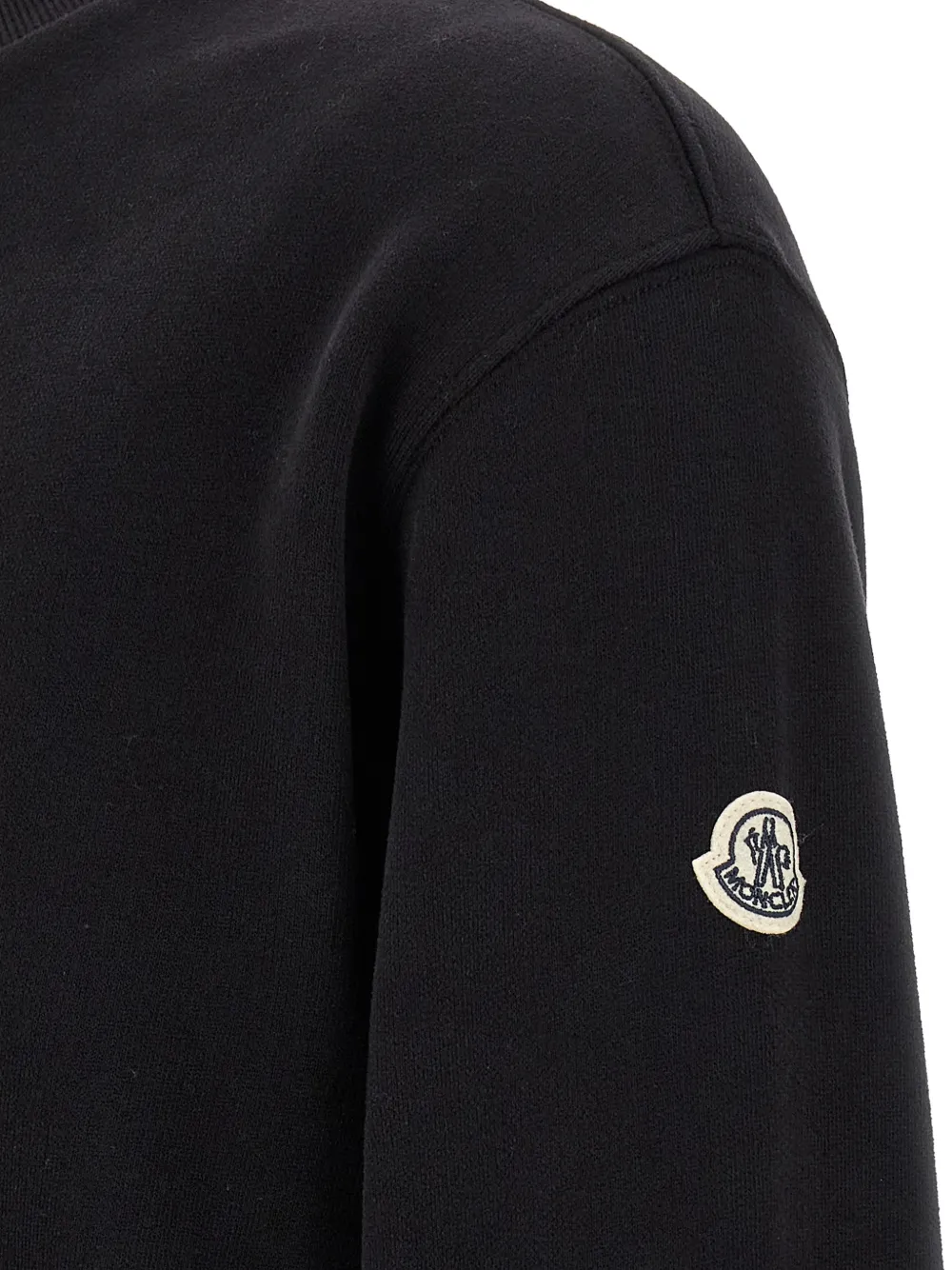Moncler x Fragment hoodie met logo-print Zwart