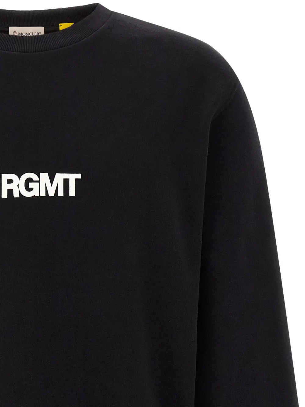 Moncler x Fragment hoodie met logo-print Zwart