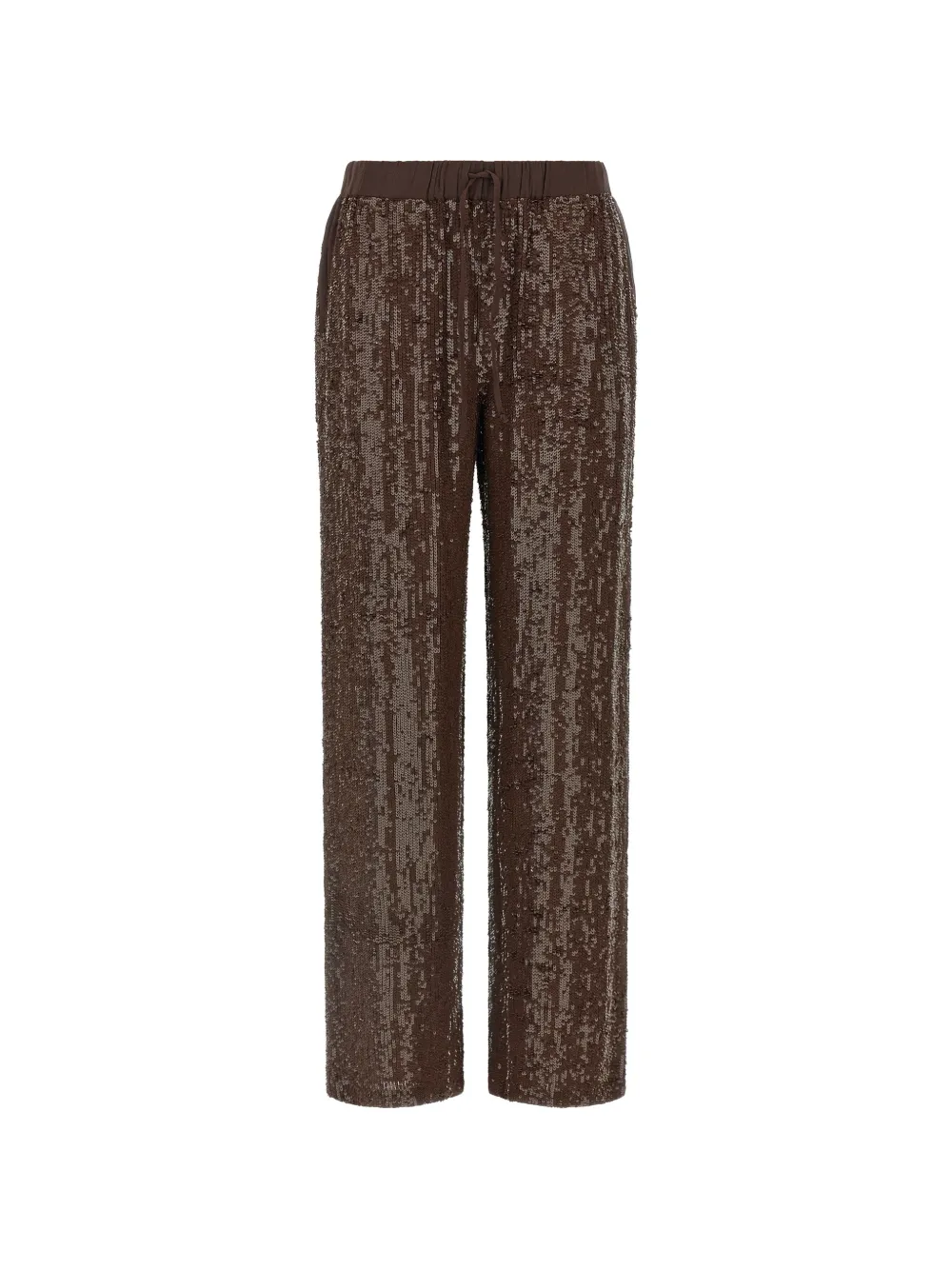 P.A.R.O.S.H. Gaven sequin-embellished trousers - Marrone