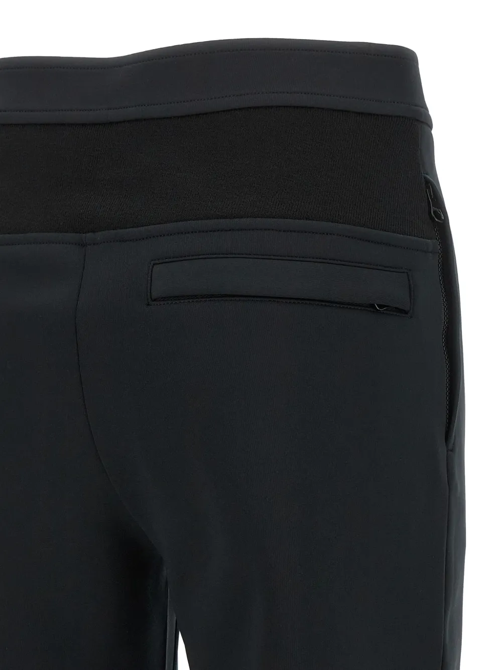 Courrèges Broek met logo-reliëf en voetbandjes Zwart