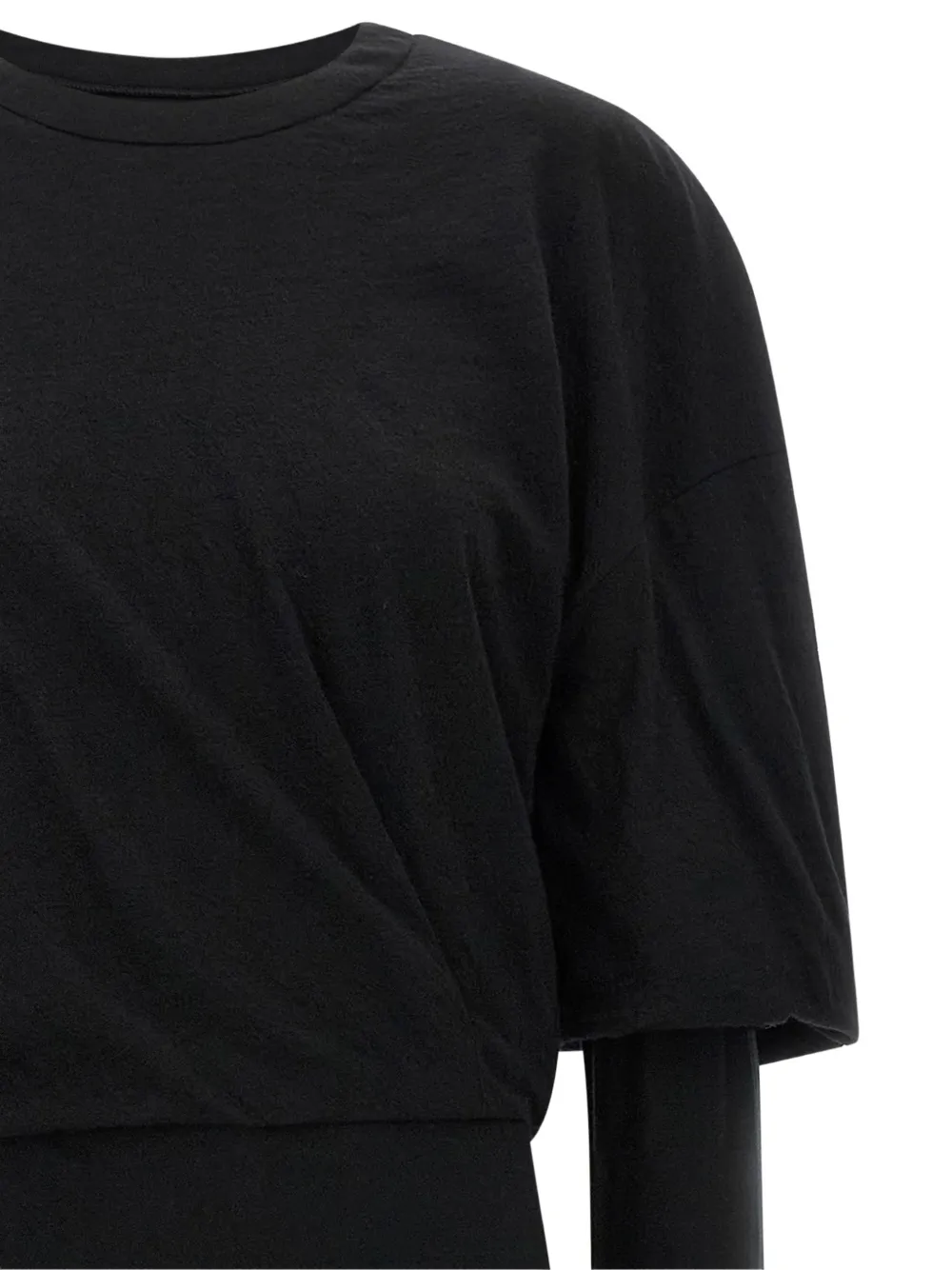 DARKPARK New Marlin maxi-jurk met dubbele mouwen Zwart