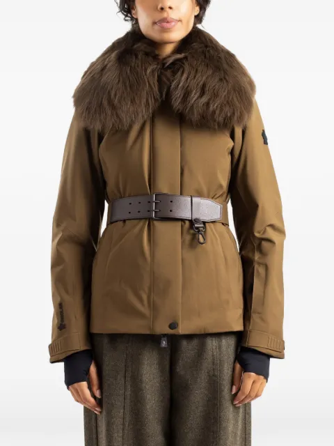 Moncler Grenoble Vizelles shearling-trimmed ski jacket