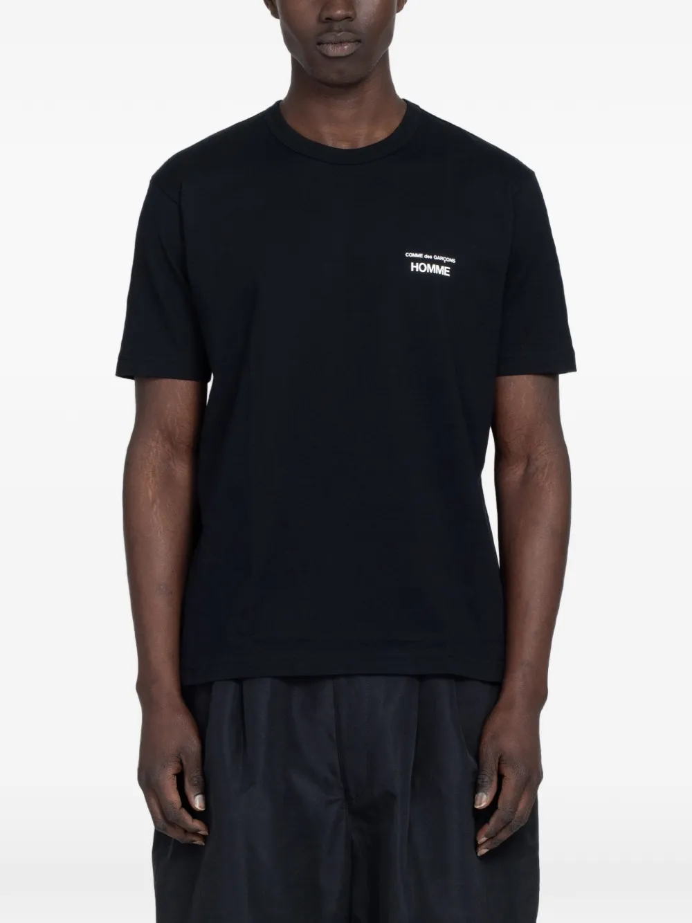 Comme des Garçons Homme logo-print T-shirt Zwart