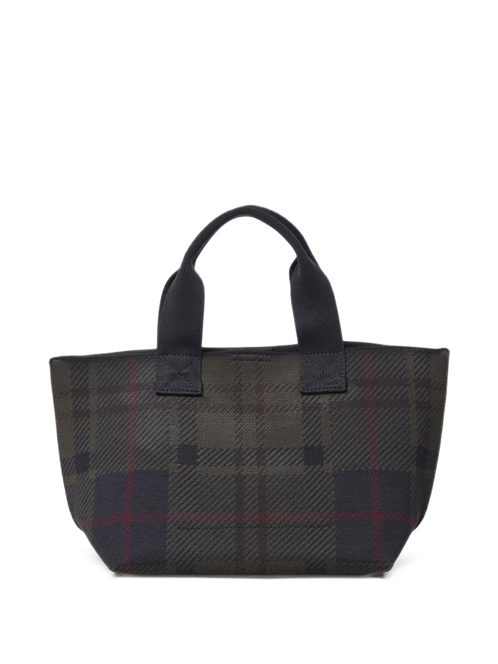 Barbour Layla Tartan mini tote bag Blauw
