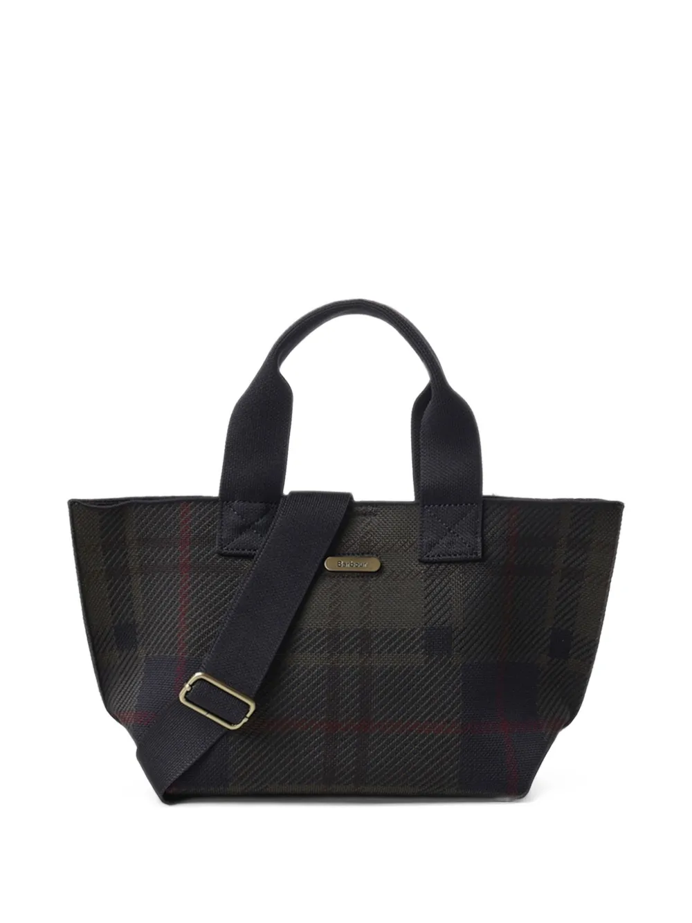 Barbour Layla Tartan mini tote bag - Blu