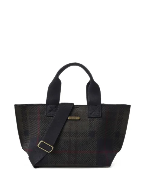 Barbour Layla Tartan mini tote bag